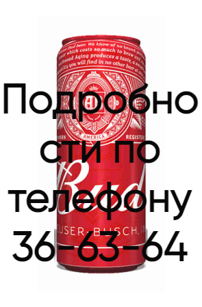 Пиво BuD 0,45л