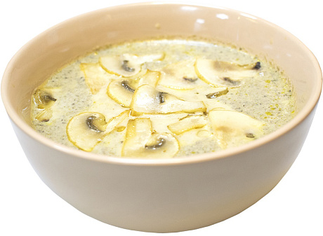 Крем-суп сливочный с шампиньонами