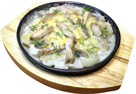 Жаркое на сковороде "Курица"