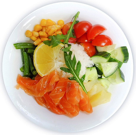 ПОКЕ с лососем